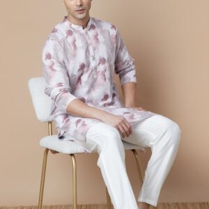 Abstract Print Straight Kurta